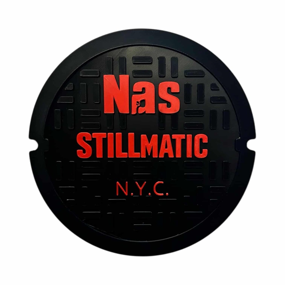Nas Stillmatic Sopranos Mashup NYC Manhole Wall Decor 9” inches round